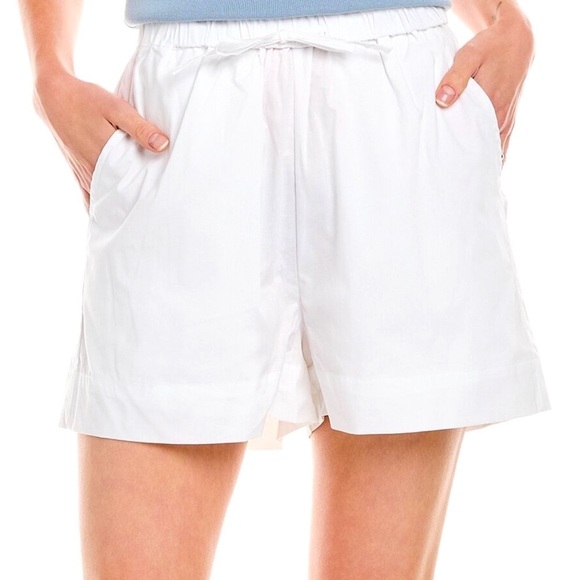 WEWOREWHAT NWT Tie waist shorts in White Size L - Picture 4 of 5